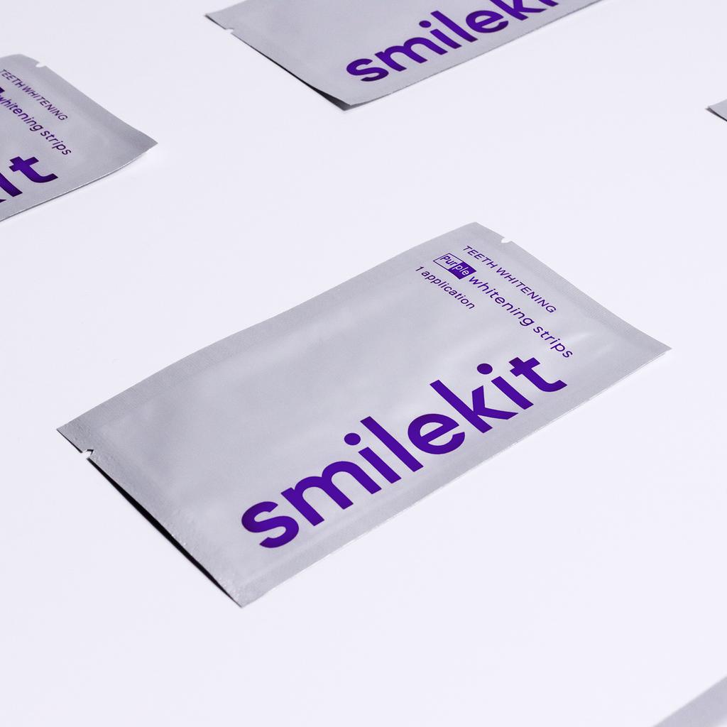 Purple Whitening Strips, 14 Pairs, Professional Teeth Whitening Strips for Removing Stains, Fast Whitening, Safe for Sensitive Teeth