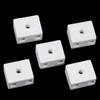 5Pcs 2 Postion 5 Hole Ceramic Wiring Terminal Block High Frequency Porcelain Dua