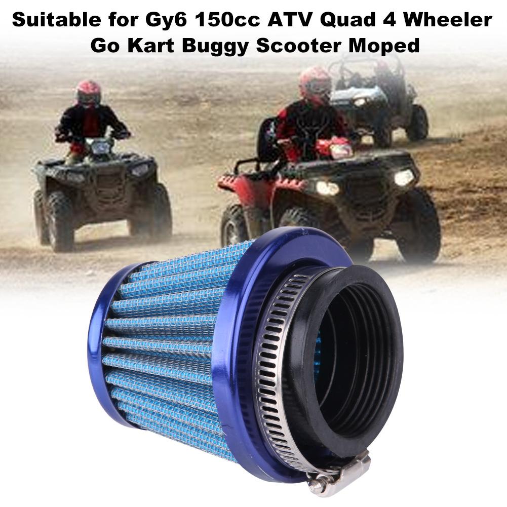 Воздушный фильтр 44 мм для Gy6 150cc ATV Quad 4 Wheeler Go Kart Buggy Scooter Moped (синий)
