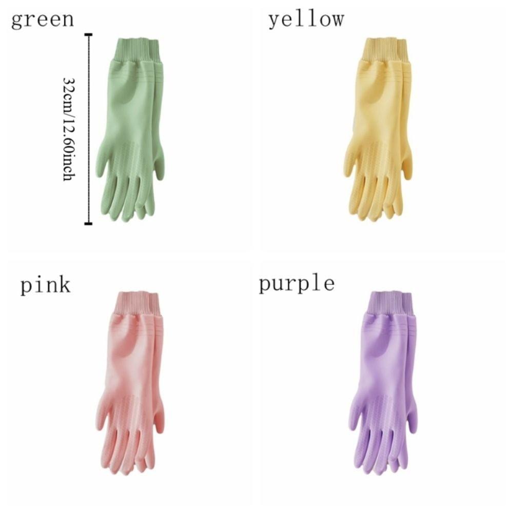 Tear-resistant Dishwashing Gloves Waterproof Housekeeping Gloves Cleaning Gloves Kitchen Use