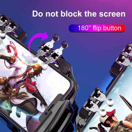 M10/M11 Trigger Gamepad Life Sensitive Easy Long Service to Hold 6 Finger Trigger