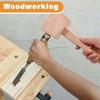 LEONTOOL Wooden Mallet, Hammer, Ice Hammer, Carving Beech Hammer, Leathercraft, Piling, Easy-Grip Handle, Solid Beech Wood Carpentry Mallet, Length 24