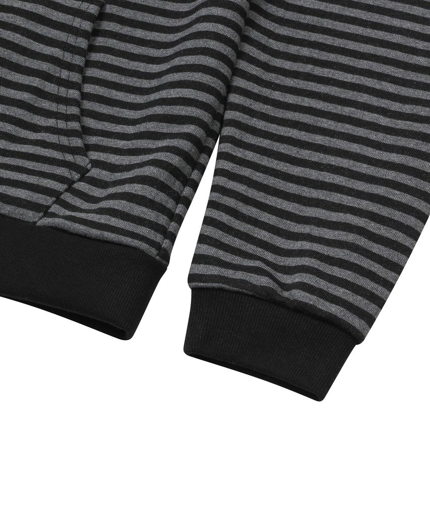 Mucent Flare Stripe Zip-Up Hoodie Unisex