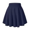 Versatile Elastic Flared Mini Skater Skirt for Women