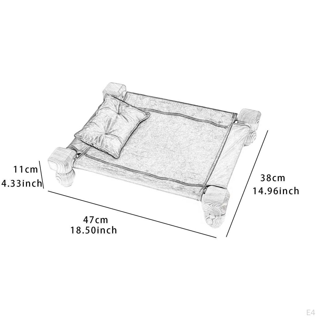 Реквизит для фотосъемки новорожденных Деревянная кровать, мини-кровать, детская фотосессия