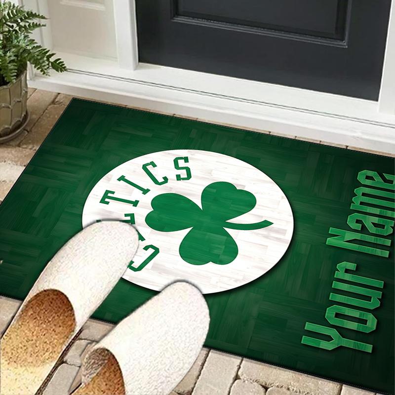 Custom NameBoston Sports Icons Carpet, Indoor Rug, Chair Rug, Living Rooms, Doormat Made From Polyester Home Decor Birthday Christmas Gifts