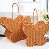 Decorative Butterfly Shaped Basket with Handle Plastic Construction Storage Container For Living Room Bedroom