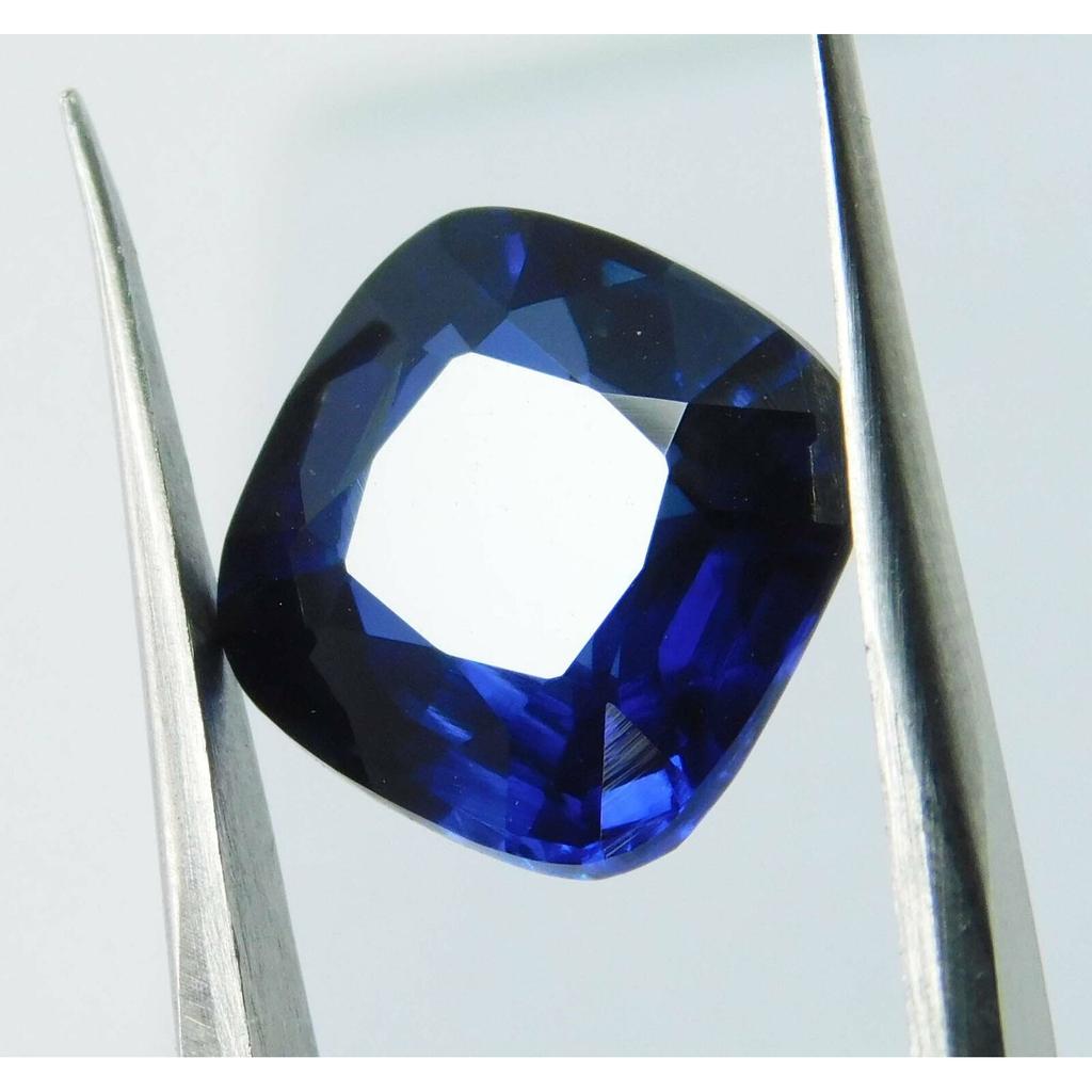 Natural Blue Sapphire Loose Gemstone 5.00 ct Square Cushion Shape September Birthday Birthstone