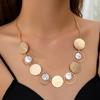 Fashionable and Simple Disc Necklace
