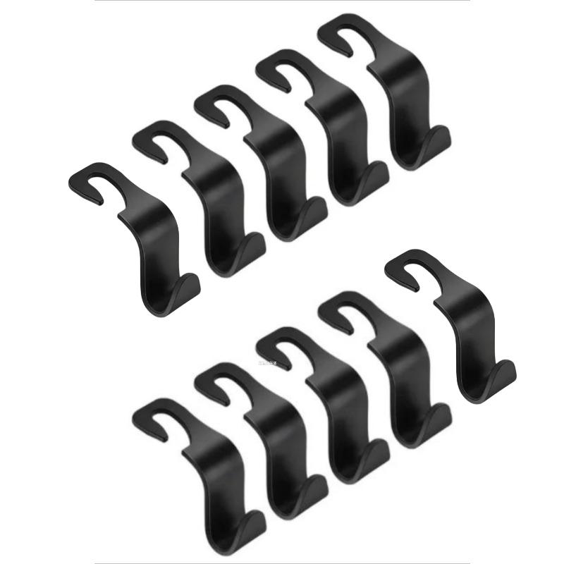 Универсальные крючки на подголовник автомобиля Сверхпрочный АБС-пластик Вешалка на спинку сиденья для сумок, продуктов, пальто, зонта Автомобильные аксессуары-органайзер