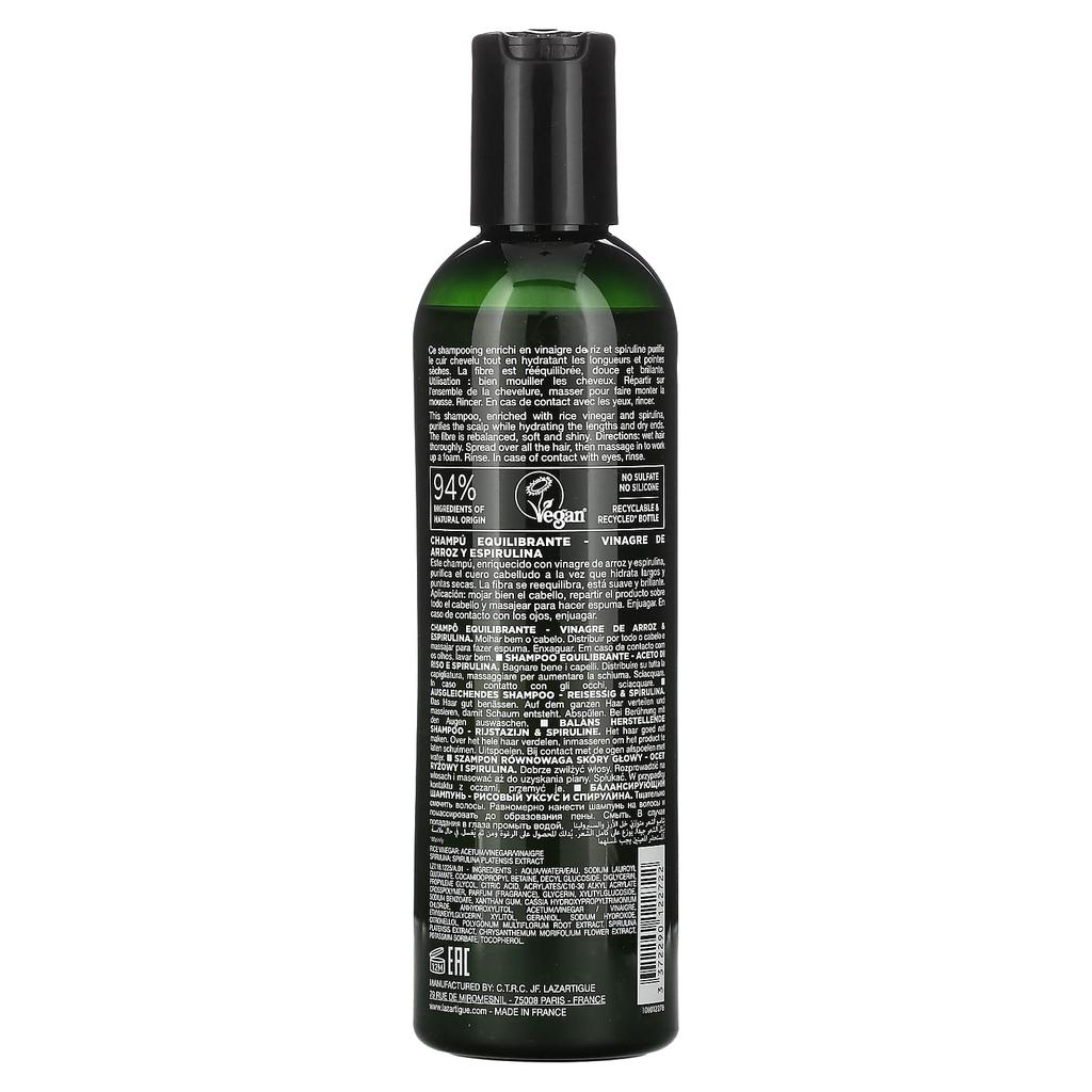 Rebalancing Shampoo, Rice Vinegar & Spirulina, 250 Ml (8.5 Fl Oz)