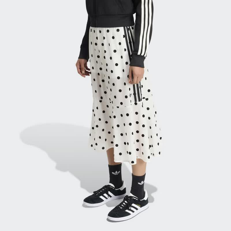 adidas Женская сетчатая юбка в горошек