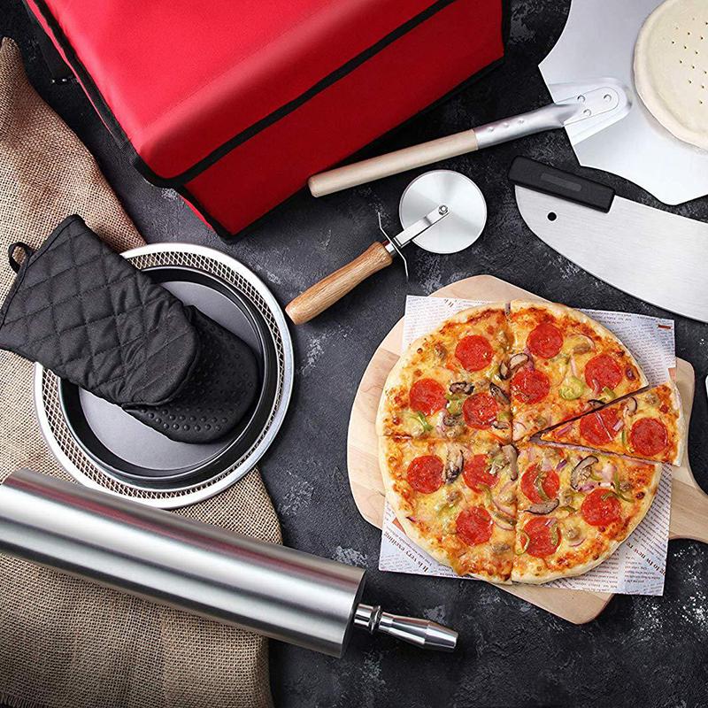 6-12 дюймов антипригарный противень для пиццы бесшовный алюминиевый сплав сетчатый противень для выпечки кухонные принадлежности круглый противень для блинов пиццы кондитерских изделий