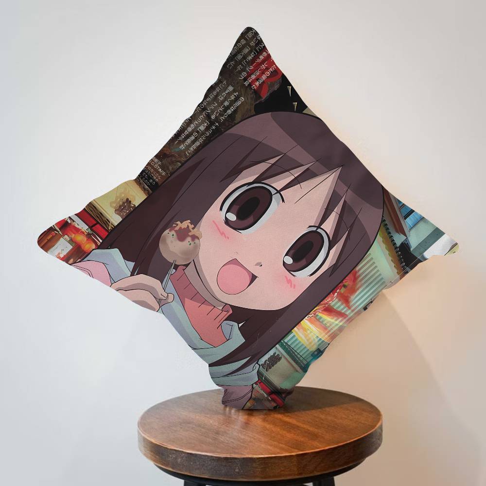Azumanga Daioh Cushion Cover Inches Farmhouse Decor Home Throw Pillow Covers for Couch Decorations