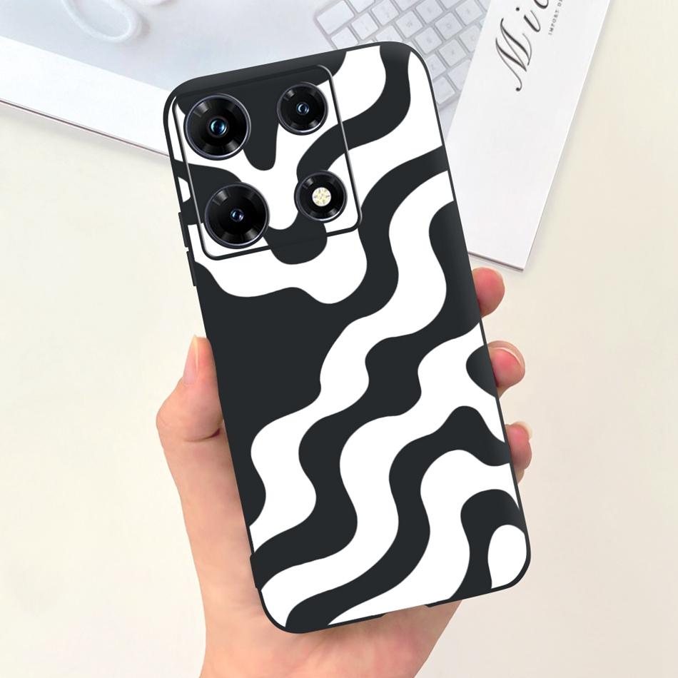Fashion Moon Pattern Case For Infinix Note 30 Pro 30i 30 2023 Candy Color Soft Silicon Bumper For Infinix Note30 30Pro Note30i
