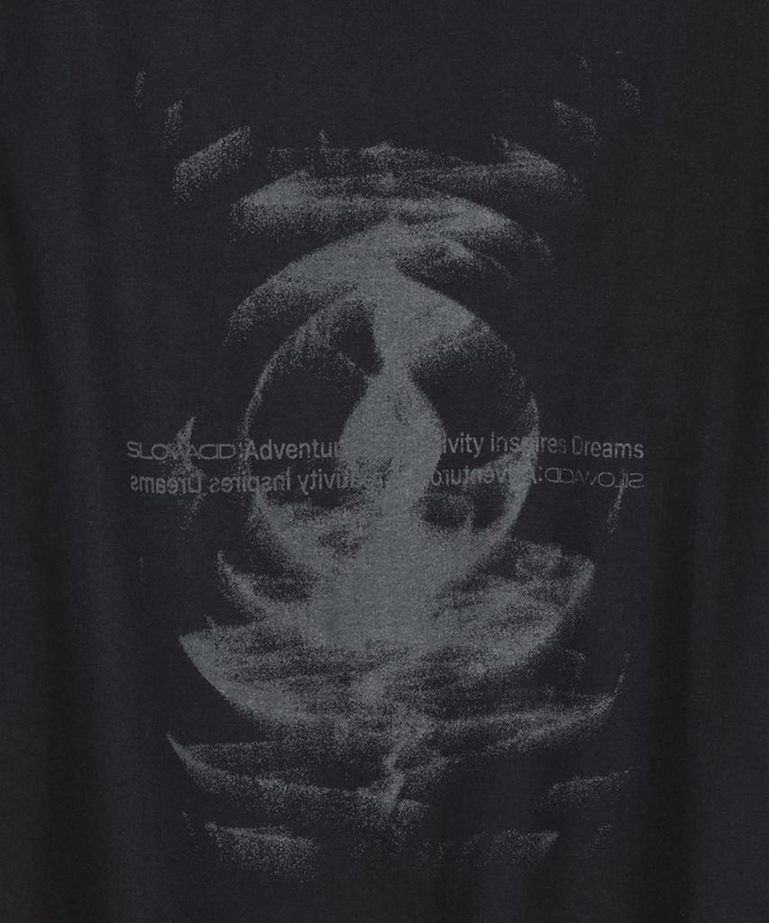 SLOWACID Dune Wave Short Sleeve T-Shirt [Black]