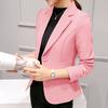 Autumn Winter Women's Blazer Casual Elegant Office Blazers Suit Black White Solid Long Sleeve Ladies Trendy Jacket Suits