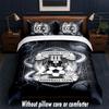 Coventry City Football Design Bed Bedding Set 1 Duvet Cover + 2 Pillowcases Soft Breathable Household Bed Linens
