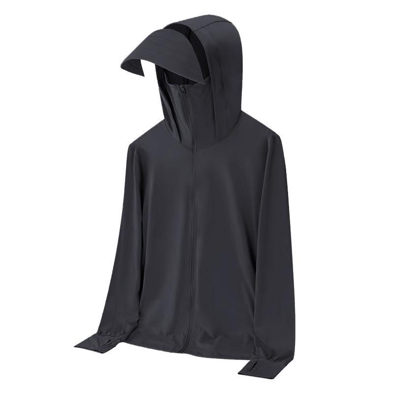 Трендовая женская куртка из легкого ледяного шелка с защитой от УФ-лучей для активного отдыха