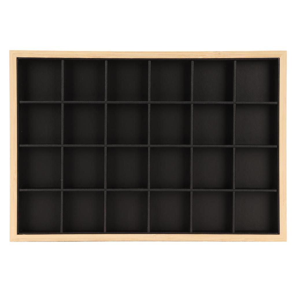 Лотки для хранения ювелирных изделий, многофункциональные 24 сетки, лоток для ювелирных изделий для колец, серег, браслетов, ожерелья