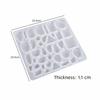 Silicone Resin Jewelry Molds Reusable Crystal Epoxy Resin Mold  Pendant Earring Necklace
