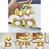Lovely Corgi Dog Plush Toy Keychain Bag Bright Yellow Cartoon Doll Gift For All Ages