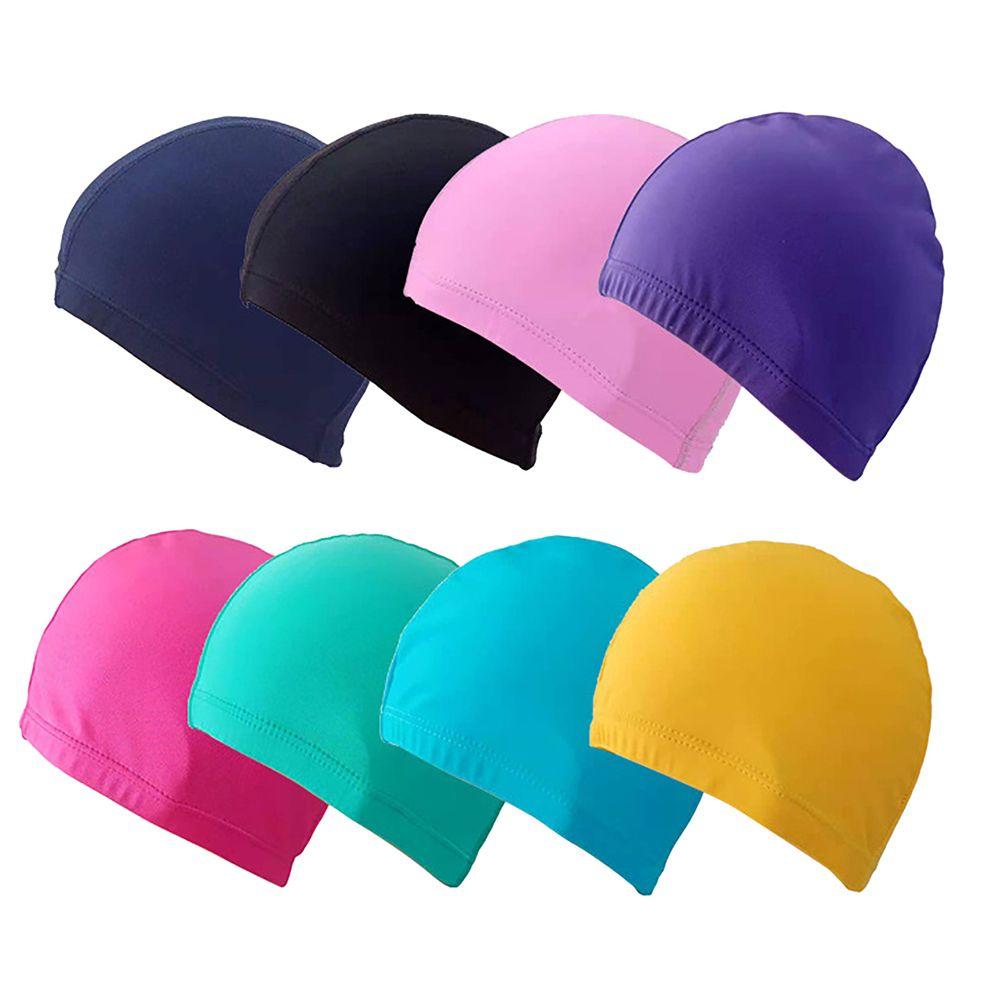 Protect Ears Elastic Nylon Waterproof Ultrathin Swimming Cap Swimming Hat Pool Hat Bathing Caps
