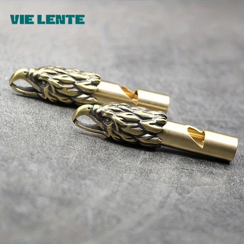 Premium Large Copper Eagle Head Whistle - Durable Ideal For Emergency Survival Outdoor Sports