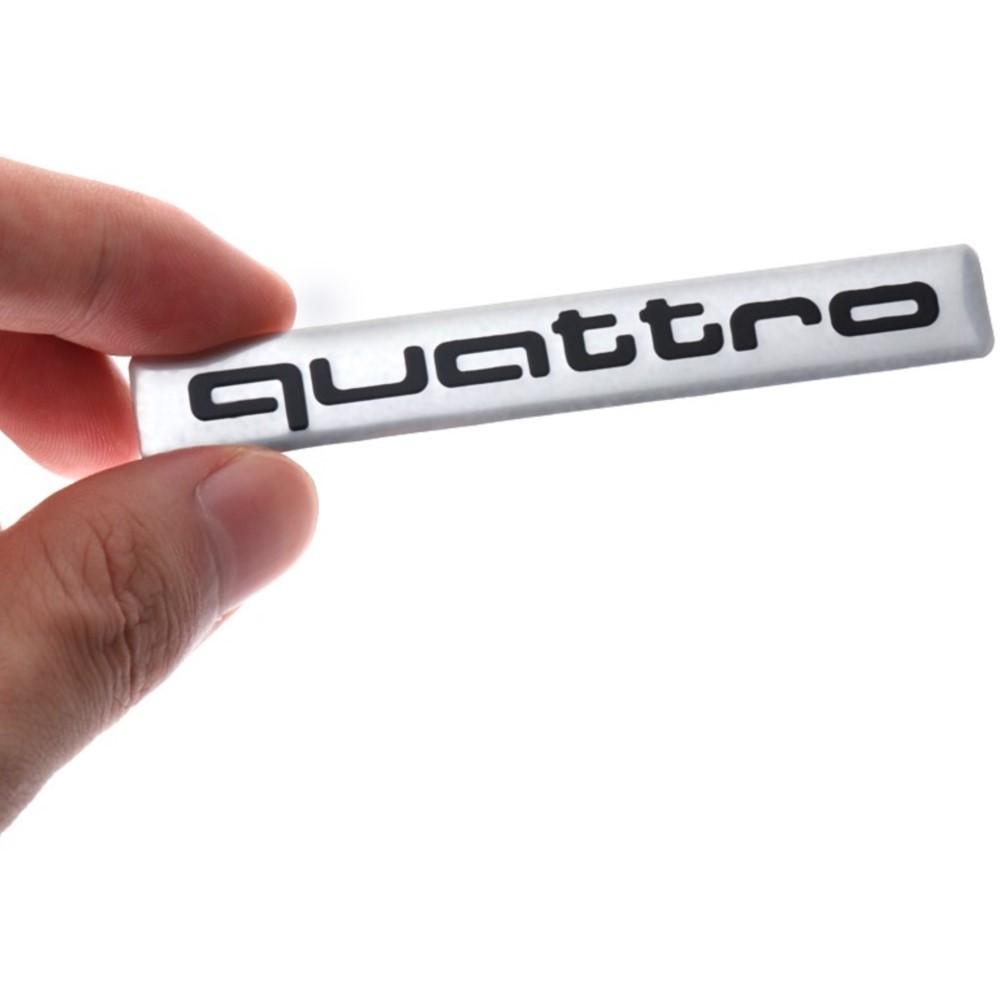 2026 3D Aluminum Car Styling Body Rear Trunk Window Decoration Emblem Sticker For AQ3 QUATTRO Badge Auto Modification Accessories