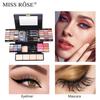 MISS ROSE 59-в-1 Изысканная многофункциональная коробка для макияжа для девочек, профессиональный набор для макияжа для вечеринки, губная помада, карандаш для бровей, румяна