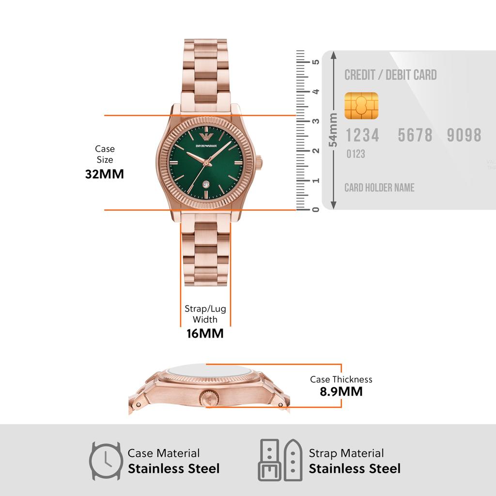 Часы AR11639 Gold [Emporio Armani] женские