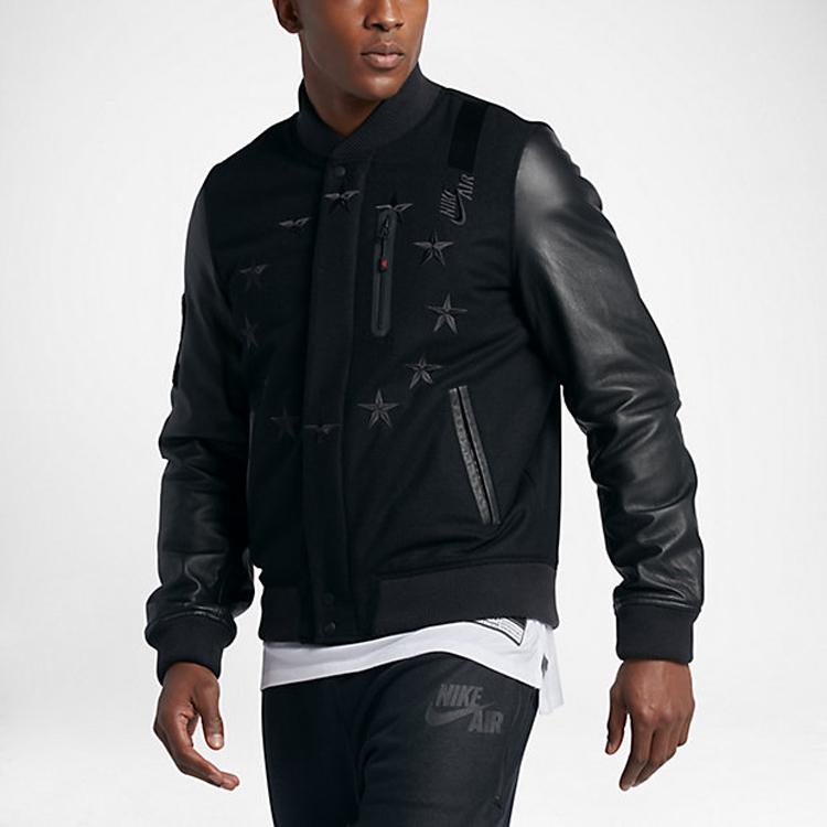 Nike Ветровка Destroyer со звездным узором, мужская верхняя одежда, черная 802645-010