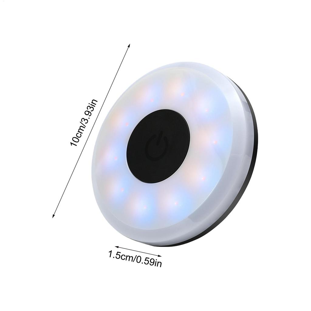 LED Car Lights Interior Magnetic LED Lamp USB Rechargeable Car Ceiling Roof Light For Atmosphere Reading Road Trip Vehicle RV