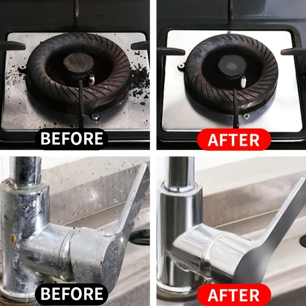 Высокоэффективная многоцелевая полироль для металла - Универсальный восстанавливающий крем для кухонной утвари, Подходит для автомобилей, мотоциклов, домов на колесах,