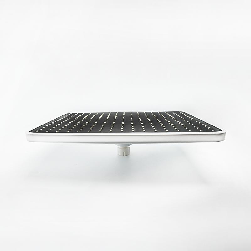 8/10/12 Inch Rainfall Shower Head Round Square ABS Rain Shower Head Pressurized Big Overhead Shower Black Chrome Gold Grey