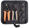 IWISS SN Series Interchangeable Die Tool Set for Open Barrel Multi-Crimping Terminals, KIT-SN-2549