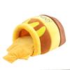 Pet Cat Bed Cave Washable Small Dog House Puppy Kennel Removable Cushion, Cute Semienclosed Honey