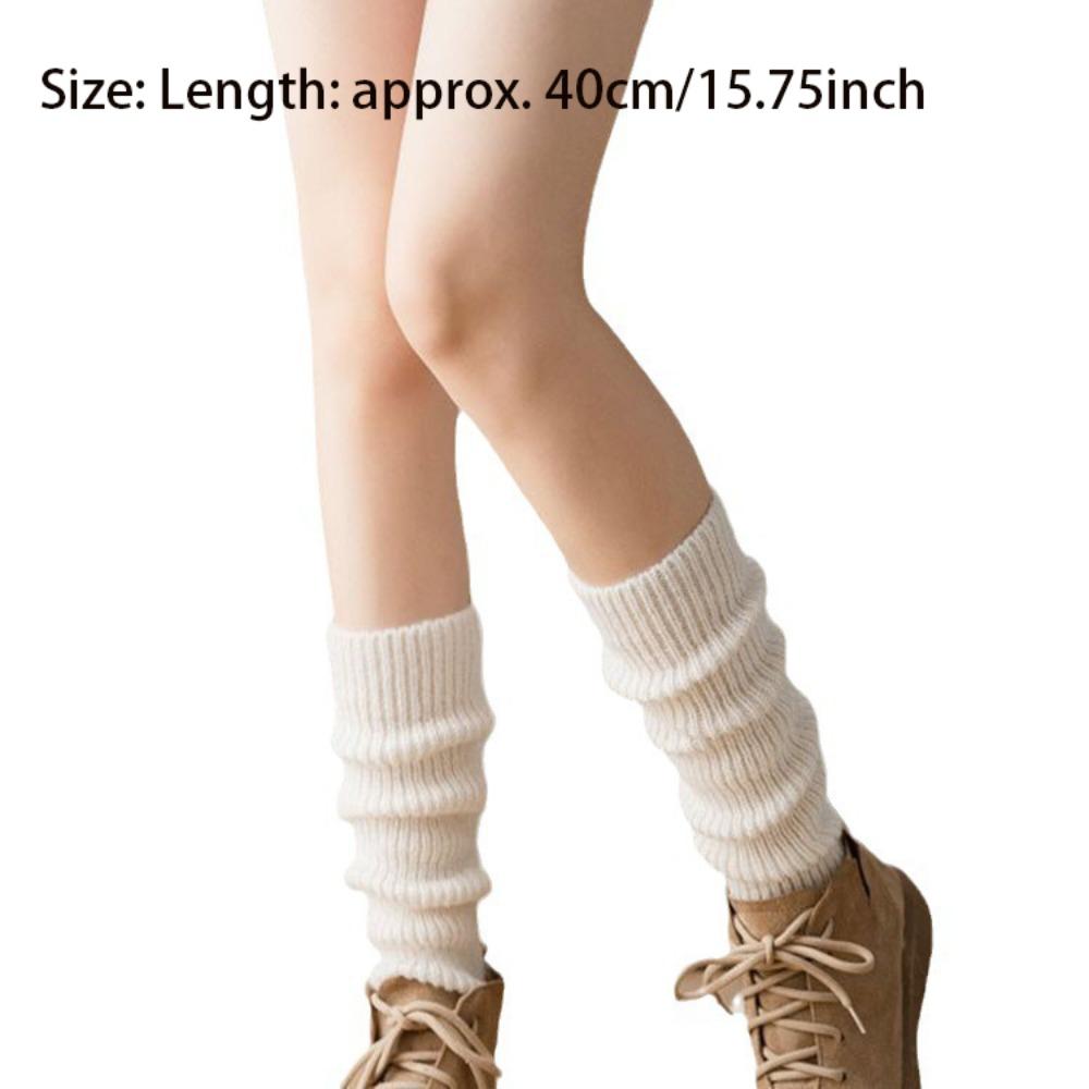 Y2k Winter Leg Warmers Fluffy Goth Accessories Foot Covers New Boot Socks Women