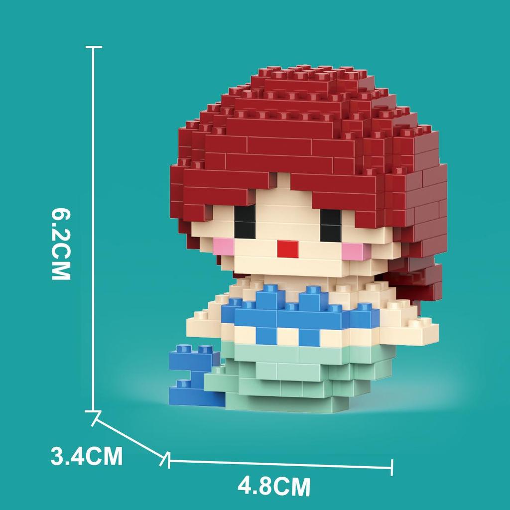 LEGO-Compatible Mini Building Blocks: Cartoon Figurines & Educational Toys