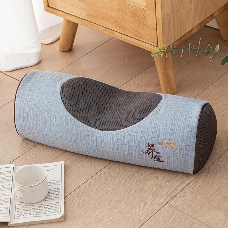 Подушка для здоровья из чистой гречневой лузги, трикотажная хлопковая подушка для защиты шеи, жесткая подушка для одного человека для студенческих общежитий