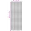 Multi Colored Insect Door Curtain 90 x 200 cm Bamboo