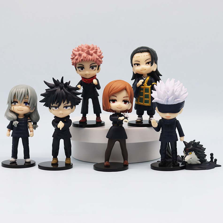 sold Q Posket Jujutsu Kaisen 9cm Figure Satoru Gojo Itadori Yuji Geto Suguru Nobara Megumi Collections Character Ornaments