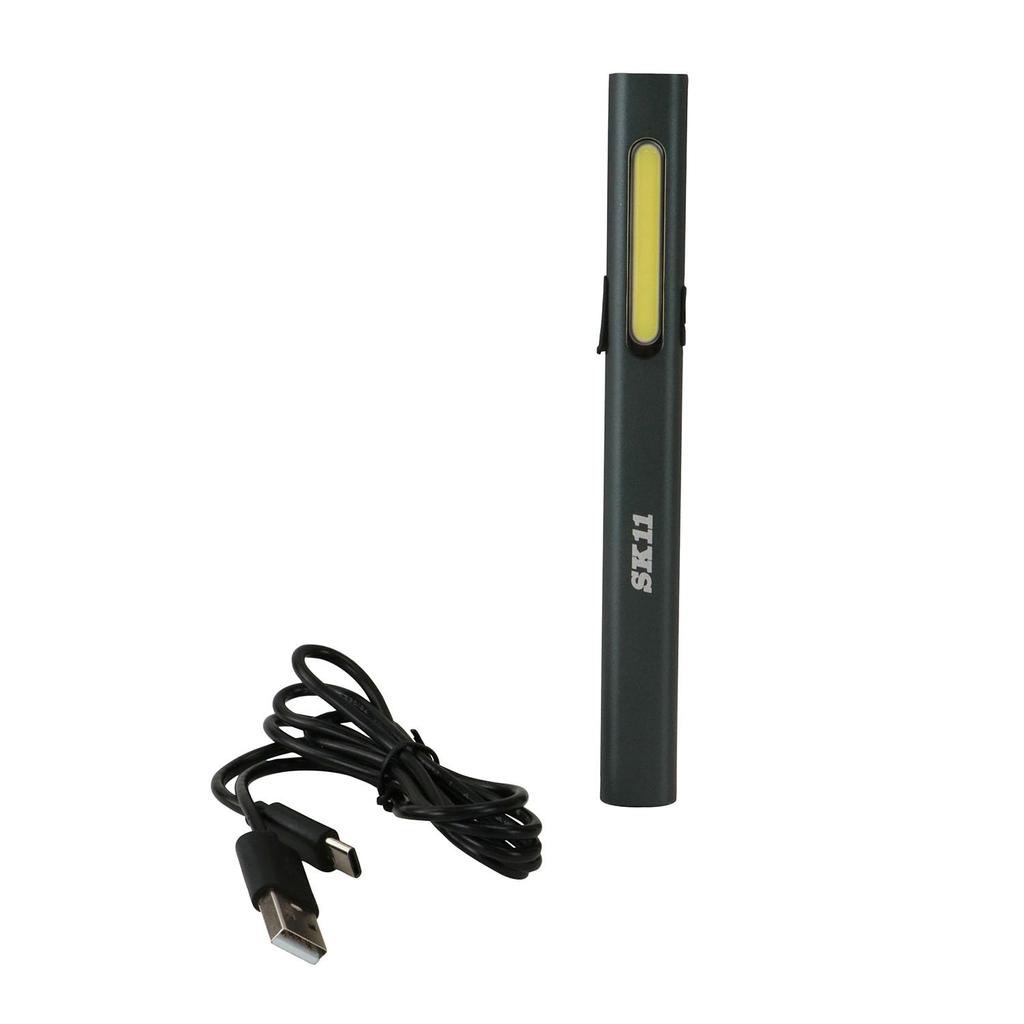 SK11 Rechargeable LED 170lm Main Light 70lm Top Two Penlight, (Continuously Dimmable), Light, Magnets, USB-Type-C Charging, SLW-170DMP