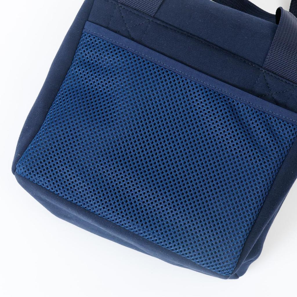 Champion Outdoor Fleece Embroidered Rubber Print Back Mesh Drink Bag Front Zip Pocket Accessories Golf Navy C3-BG703B Men's