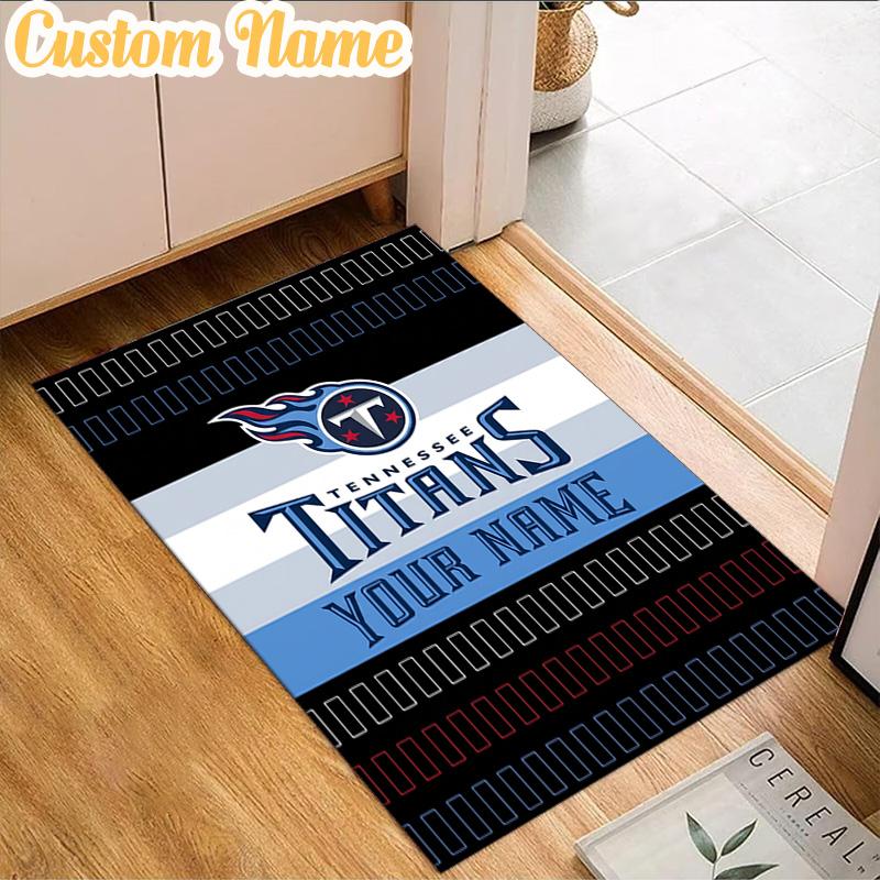 Custom Name Tennessee Logo Art Rug, Office Rug, Chair Rug, Carpet for Living Rooms, Doormat Game Rug Home Decor Christmas Gifts