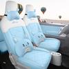 Wuling Qingkong Car Seat Cushion - Fully Enclosed Cartoon Design for All Seasons, Tailored Fit for Electric Vehicles