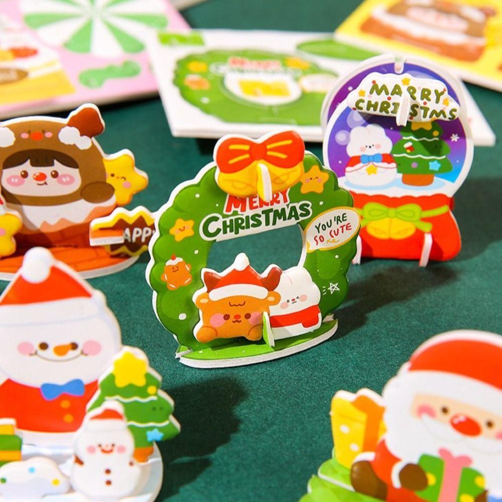 Christmas Tree Kids Xmas Arts Puzzle Snowman DIY Mini Christmas Tree  Adult