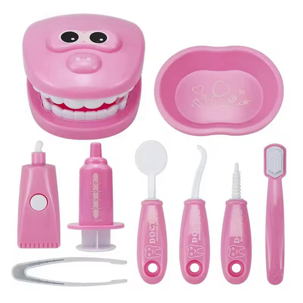 1/9pcs Educational Toys For Children Early Learning Doctors Role Play Kids Intelligence Brushing Tooth Teaching Aids