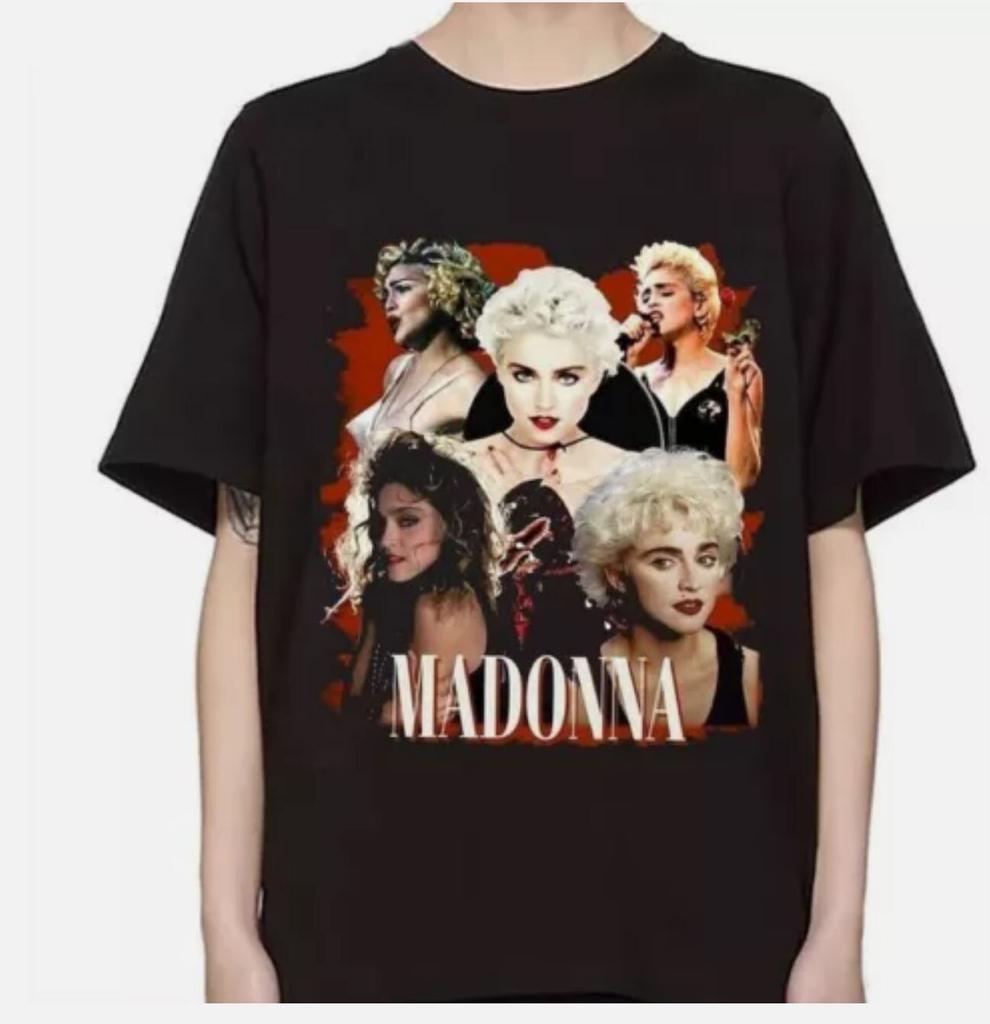 Vintage 90’S Madonna T-shirt Unisex Short Sleeve T-shirt All Sizes S5Xl