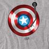 Captain America Mens Record Shield T-Shirt